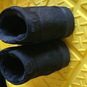 Old Navy Womens Cozy Ankle Bootie Black Winter Boots Pre Love Almost New Size 8